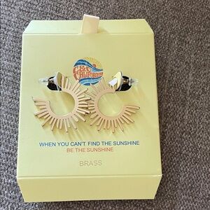 C&C California Sunburst Gold Earrings